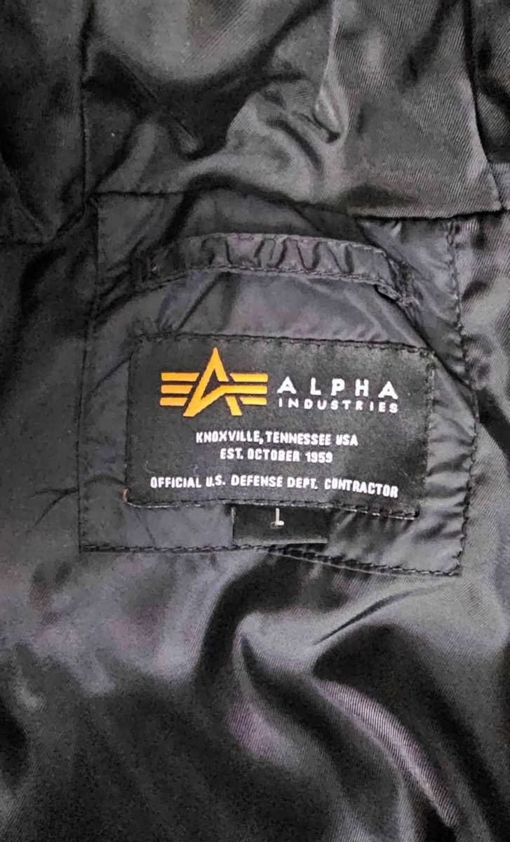 Original Alpha Industries Apollo 11 Bomber Jacket -Size Large