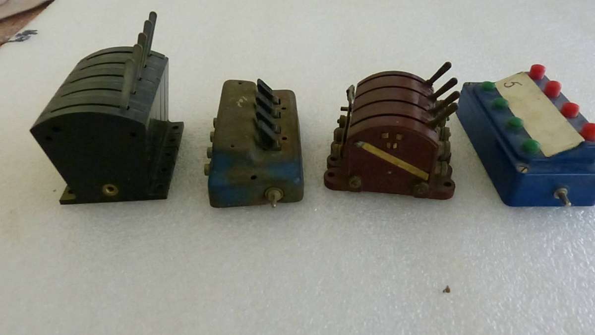 Marklin Switch boxes and two others