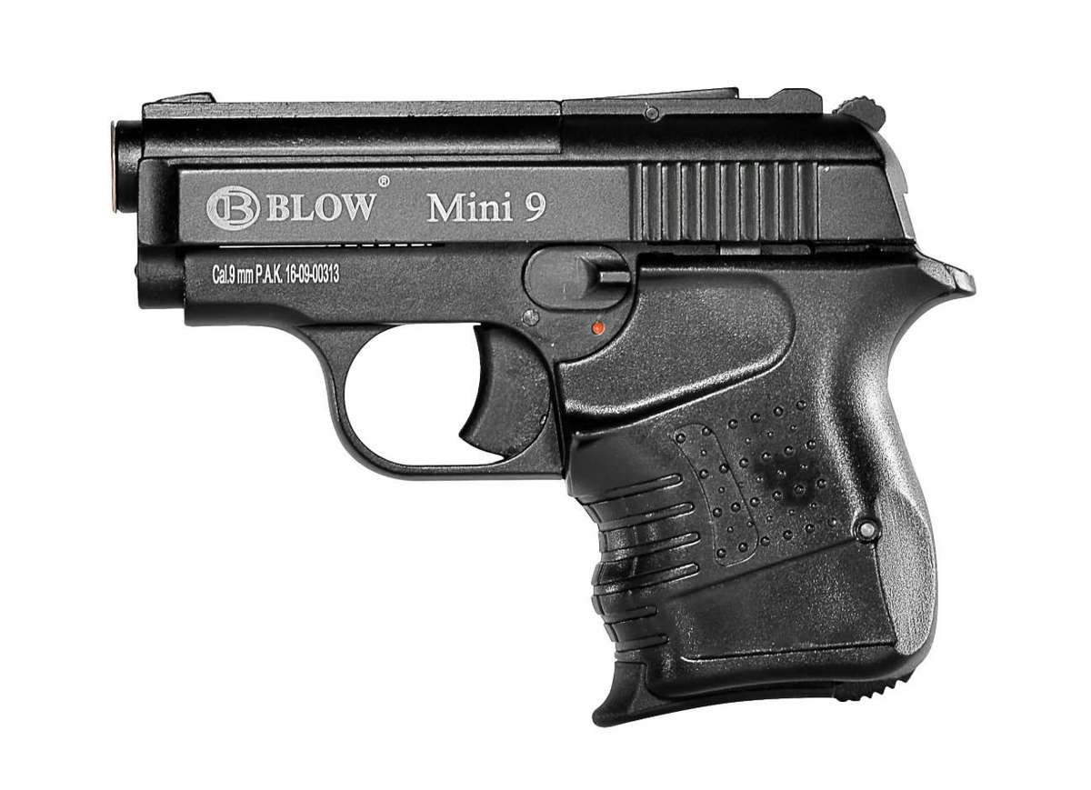 Blank Firing Gun BLOW 9mm Mini Mat Black