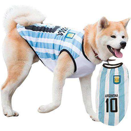 Argentina International Football Jersey for Dog (2 Pack)