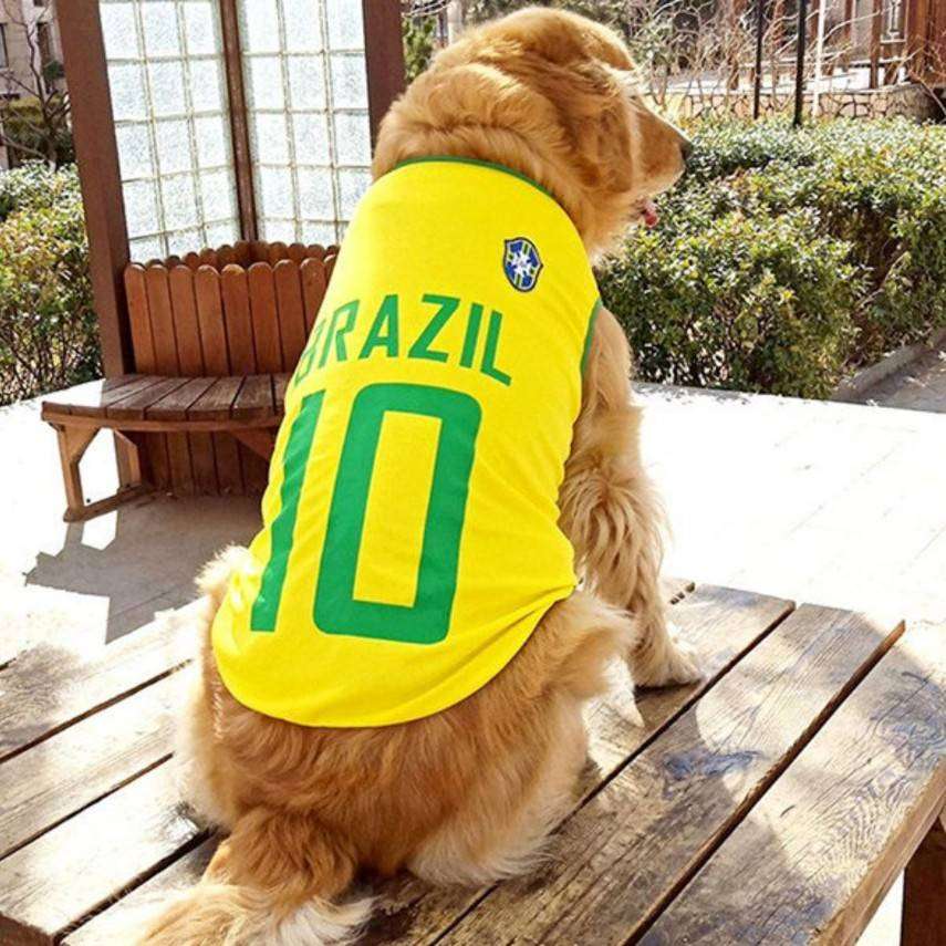 Brazil International Football Jersey - Dog (2 Pack)