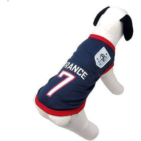 France International Football Jersey for Dog (2 Pack)