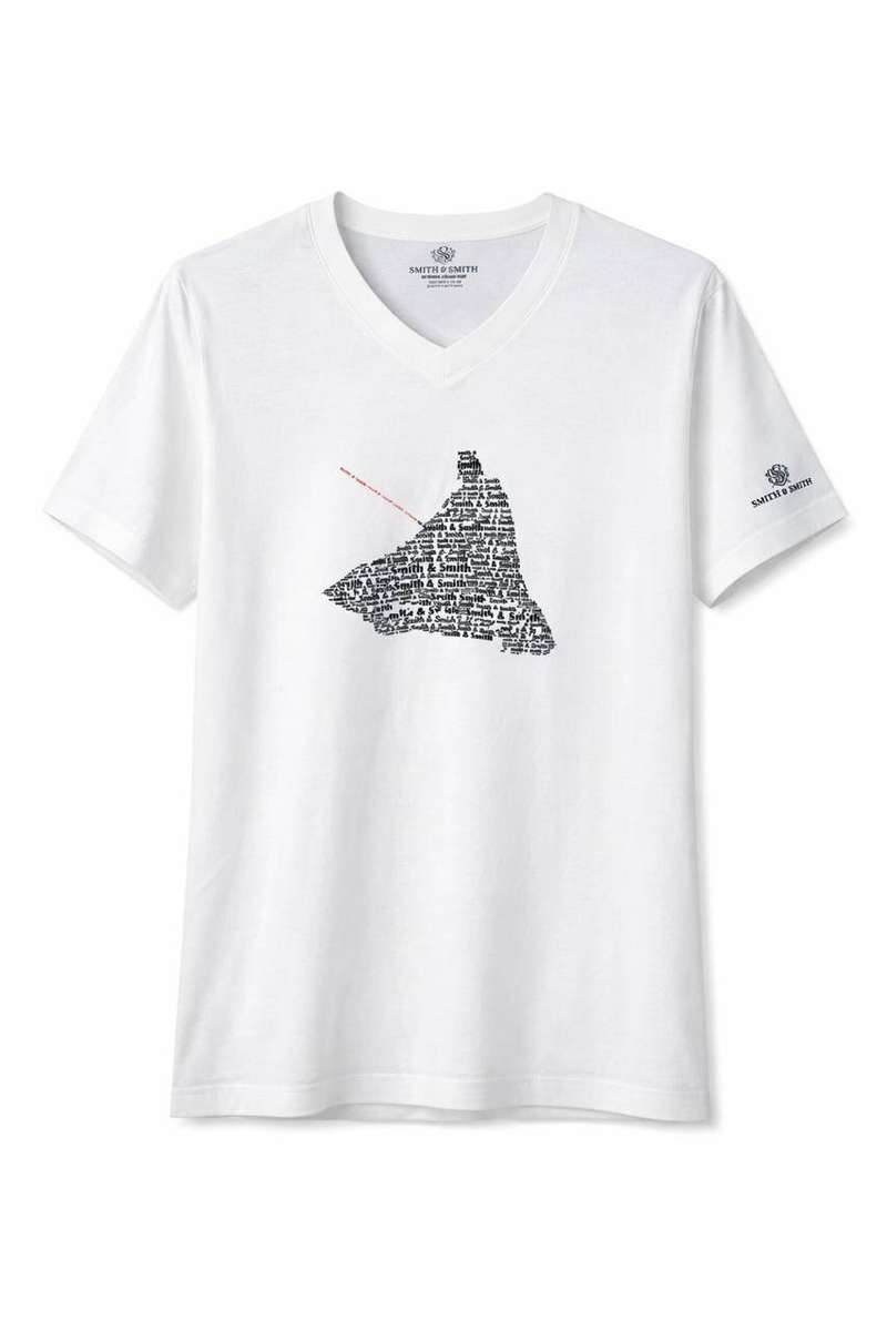 Mens Graphic T-Shirt  Dark Sci-Fi Silhouette Print Tee  White