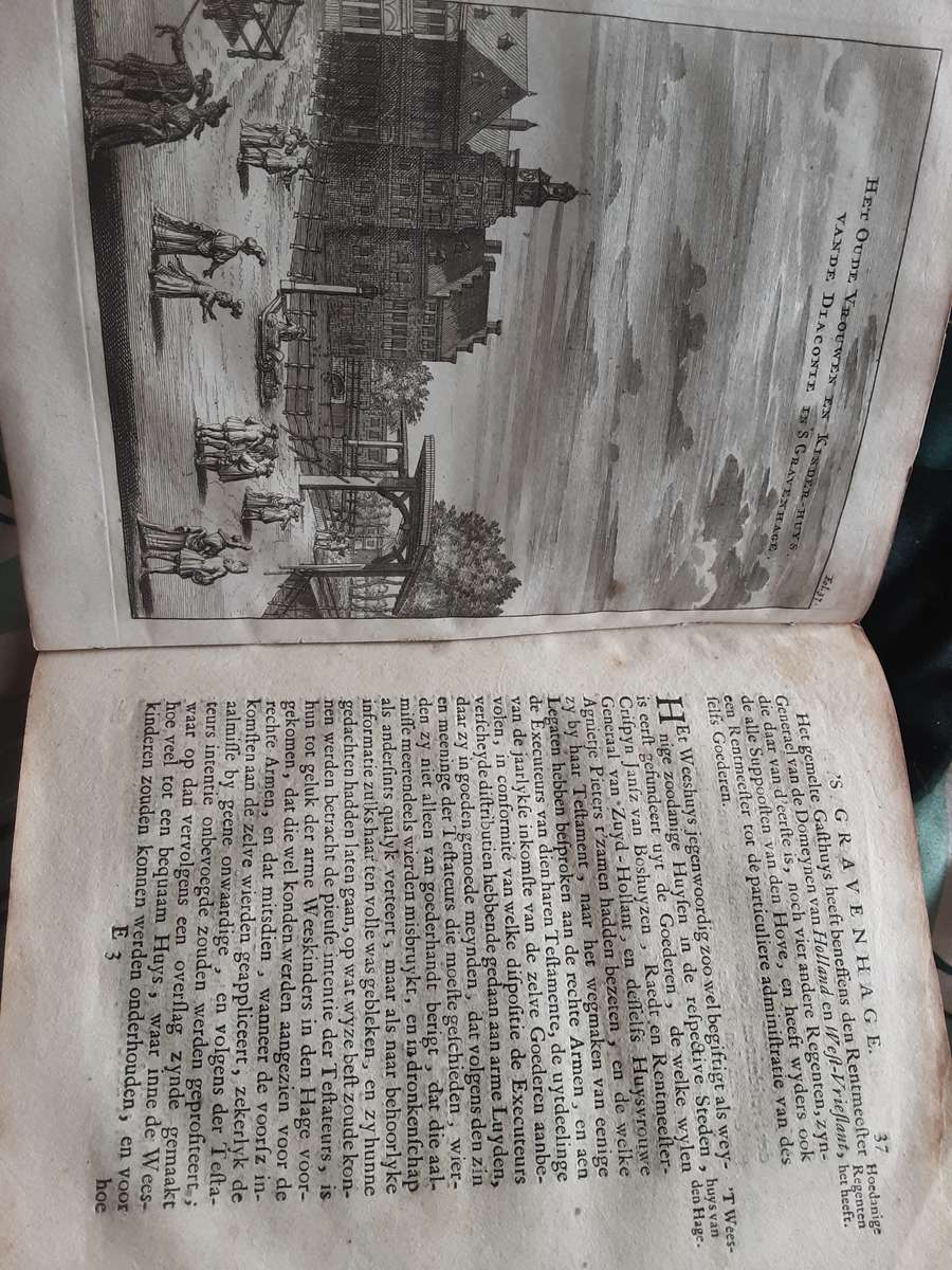 Beschryvinge van Gravenhage by Gysbert de Cretser published by Jan Ten Hoorn Amsterdam 1711