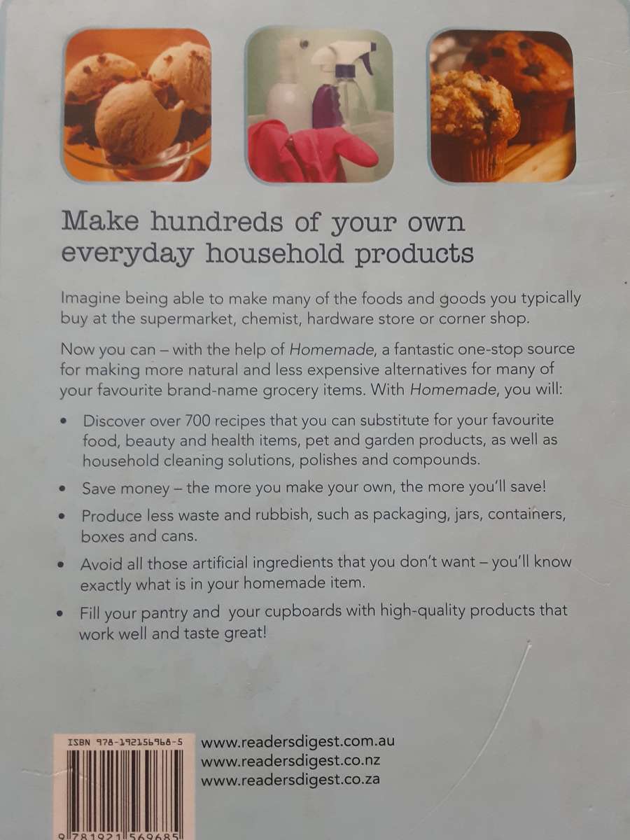 Homemade over 700 Everyday Items that are Easty to Make & Will Save Yo Money