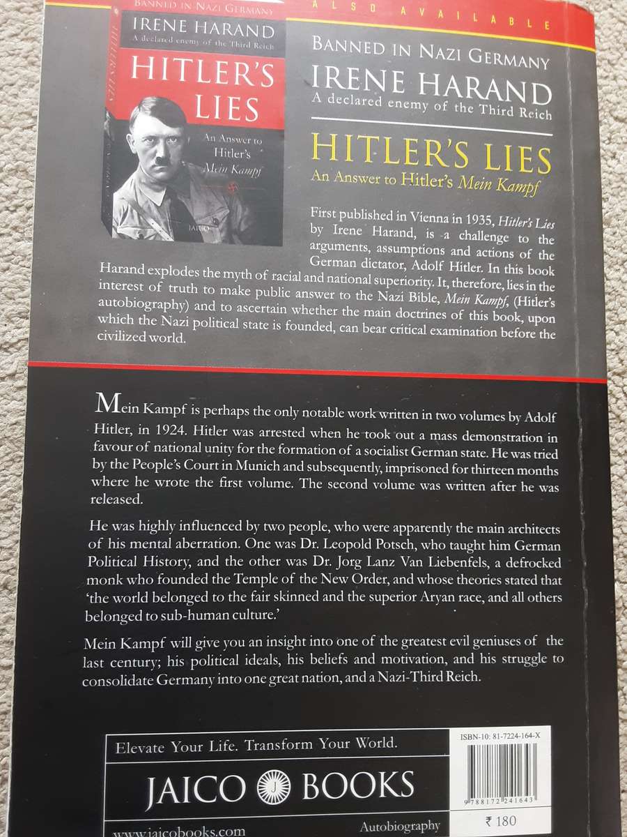 Mein Kampf, Unexpurgated Edition contains 2 volumes by Adolf Hitler