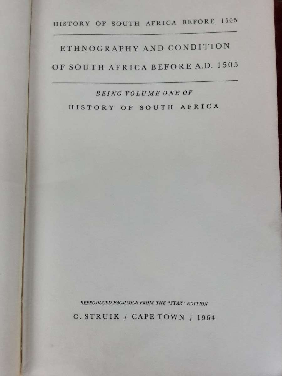 History of South Africa, before 1505 to 1884, 11 vol set complete by George McCall Theal