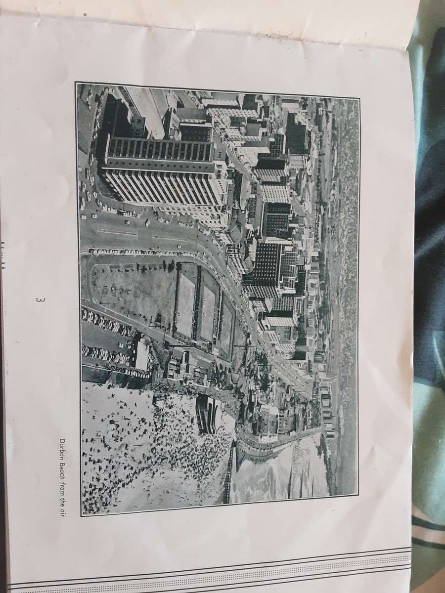 2 Items Durban Euphameria, City of Sunshine Durban Chuckle Map 1953 & Durban Shaw Savill brochure