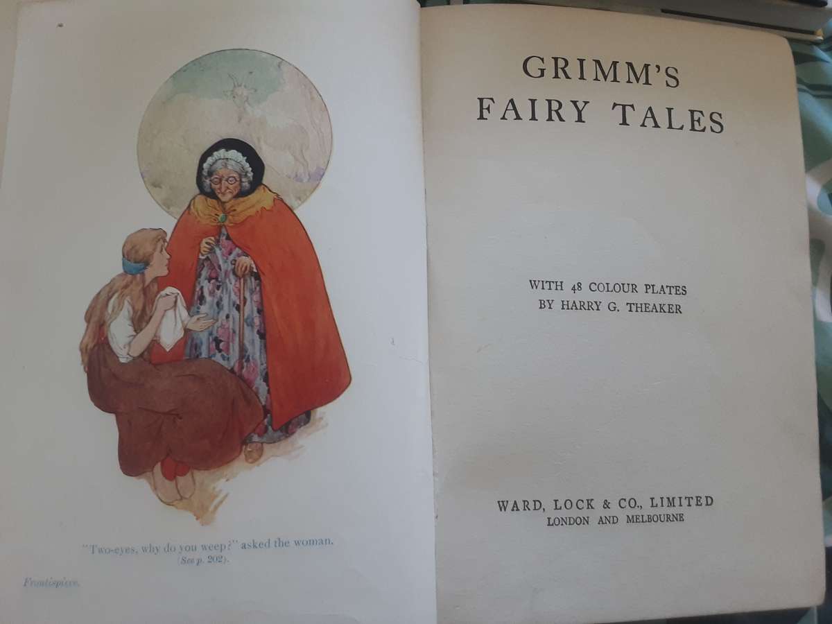 Grimm's Fairy Tales with 48 Colour Plates by Harry G Theaker