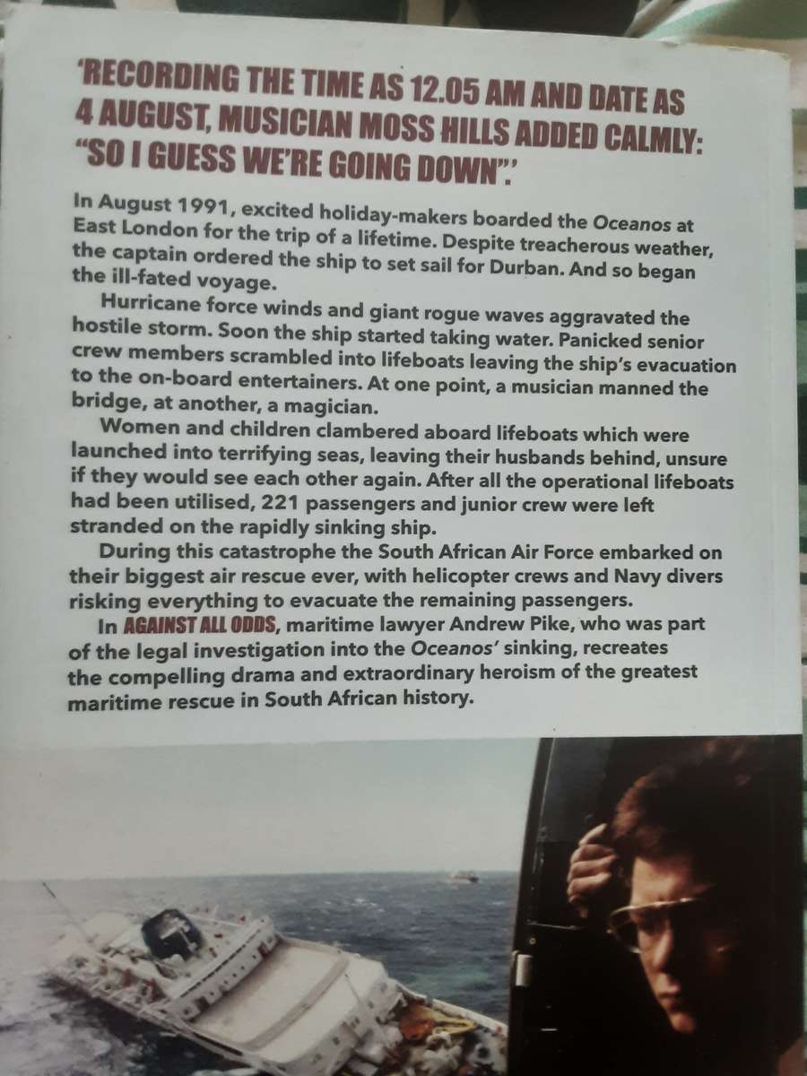 Against All Odds The Epic Story of the Oceanos Rescue by Andrew Pike