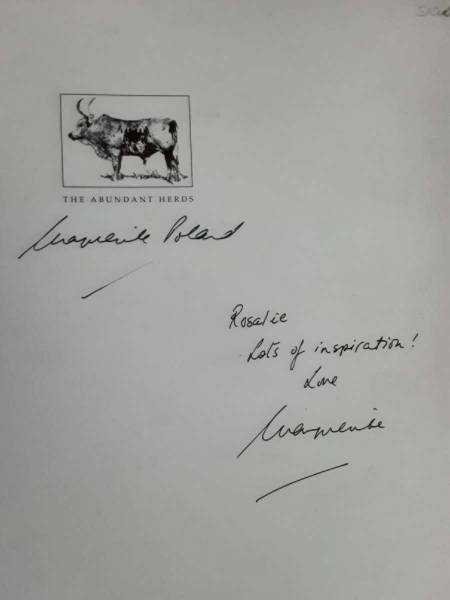 The Abundant Herds, A Celebration of The Nguni Cattle of the Zulu  by Marguerite Poland **Signed**