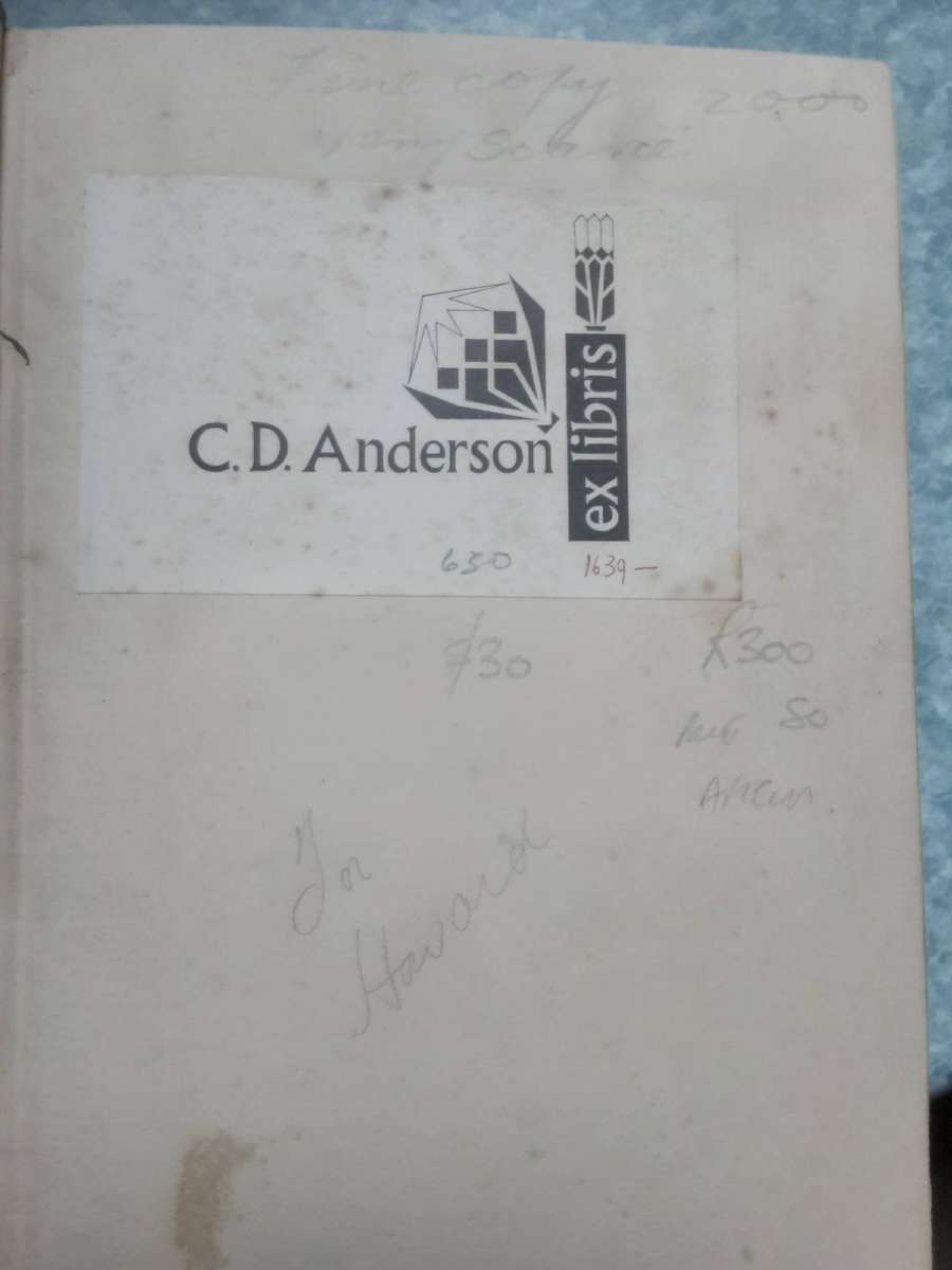 Jan Van Riebeeck, A Biographical Study by C Louis Leipoldt