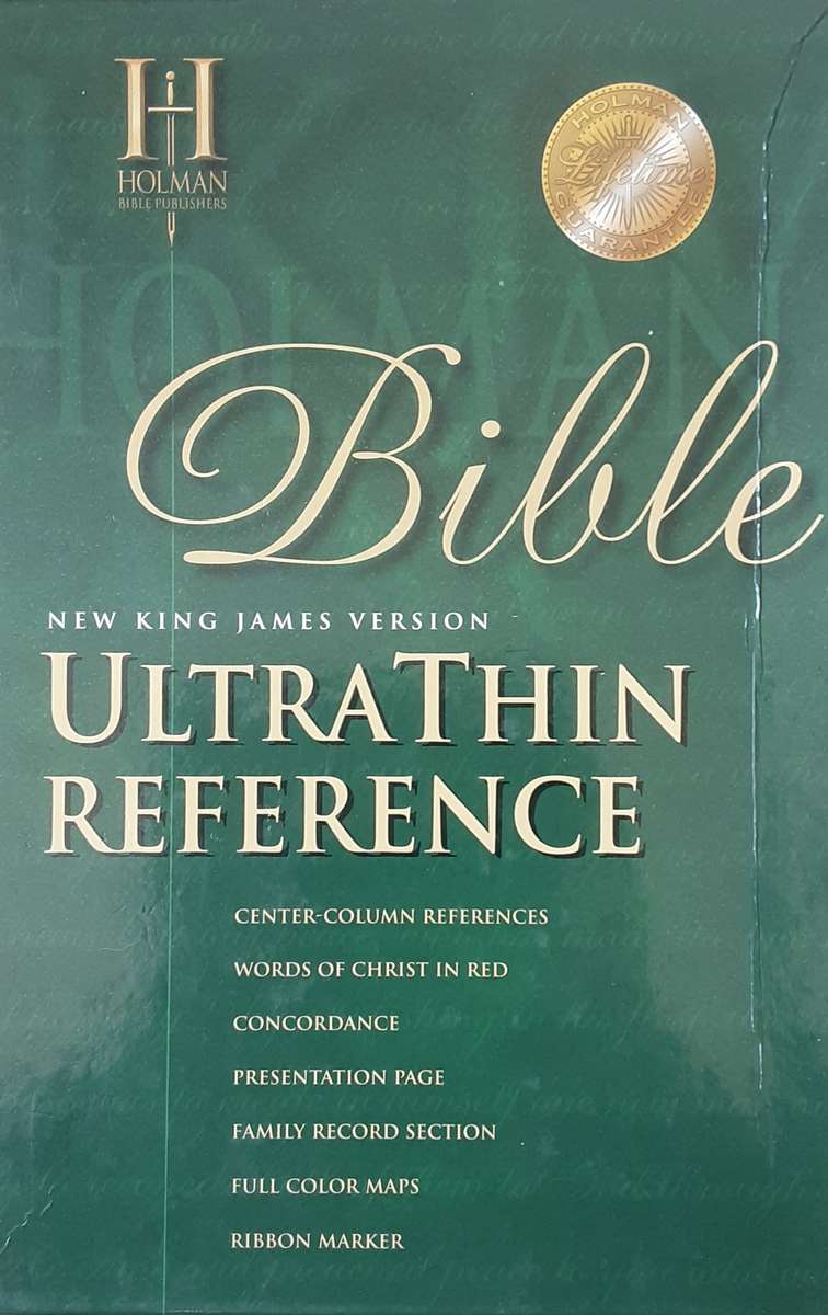 New King James Version UltraThin Reference Bible in Original Box