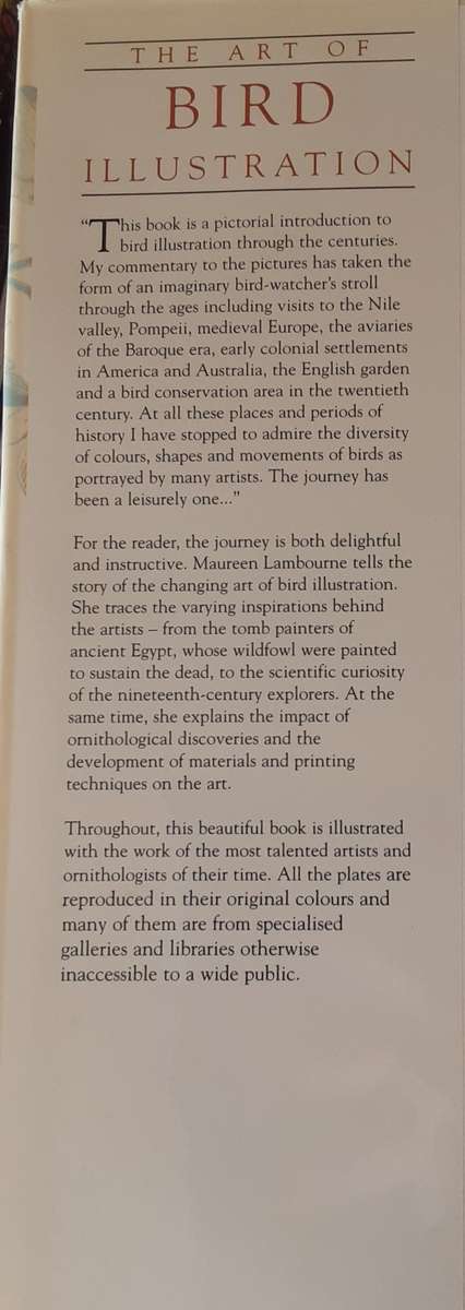 The Art of Bird Illustration A Visual Tribute of The Classic Bird Illustrators by Maureen Lambourne