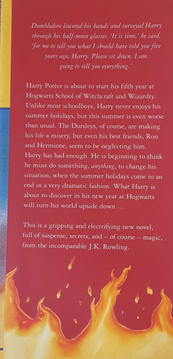 Harry Potter and the Order of the Phoenix by J K Rowling ***First Edition***