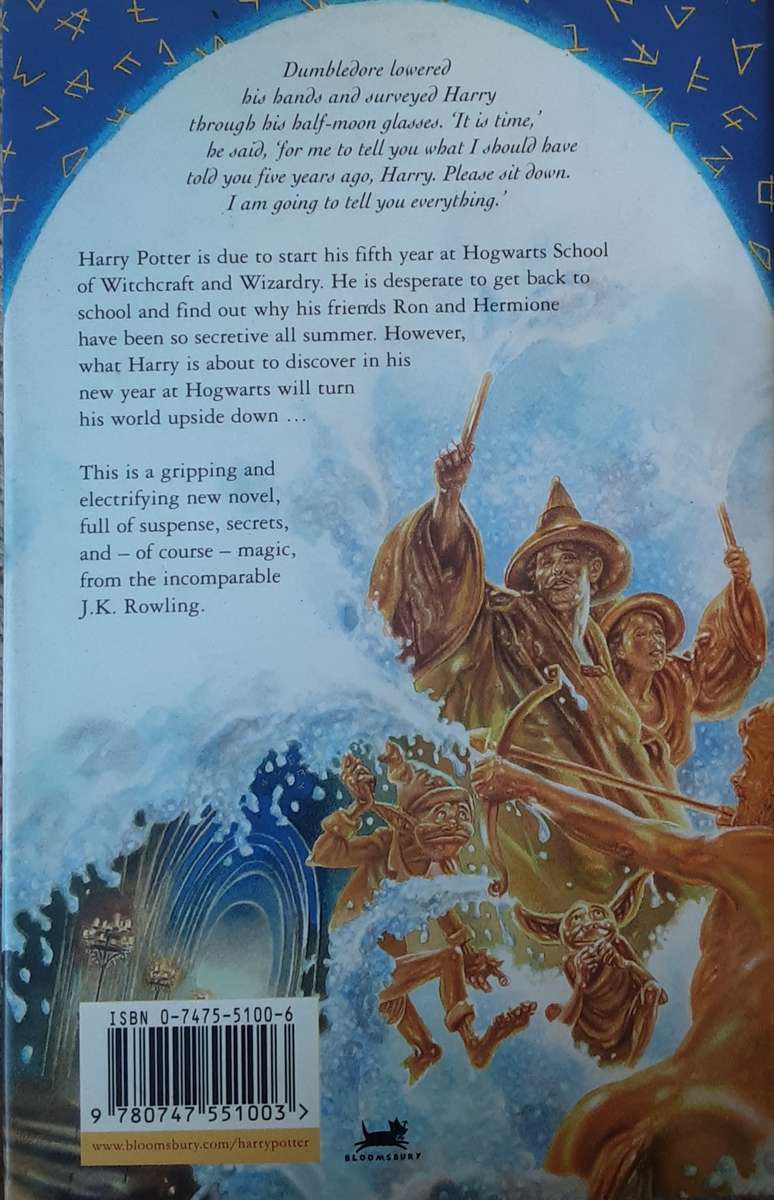 Harry Potter and the Order of the Phoenix by J K Rowling ***First Edition***