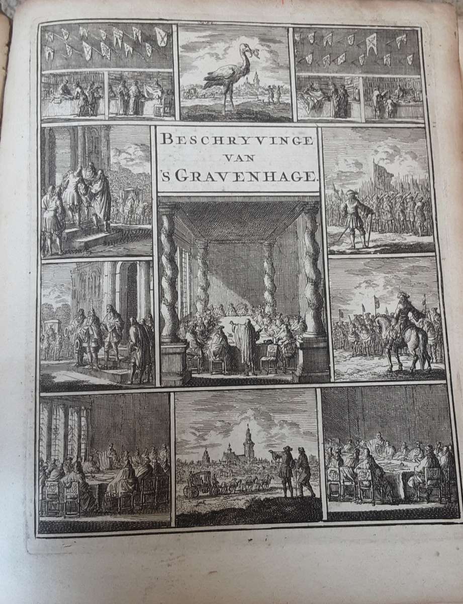 Beschryvinge van Gravenhage by Gysbert de Cretser published by Jan Ten Hoorn Amsterdam 1711