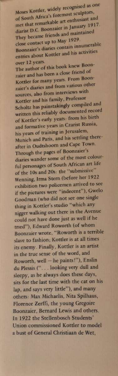 Moses Kottler - His Cape Years  By: J. du P. Scholtz