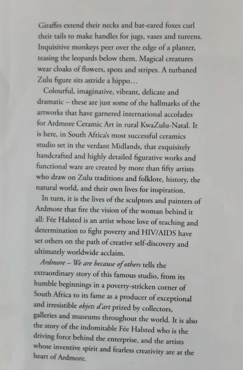 Ardmore, We Are Because of Others, The Story of Fee Halstead and Ardmore Ceramic Art