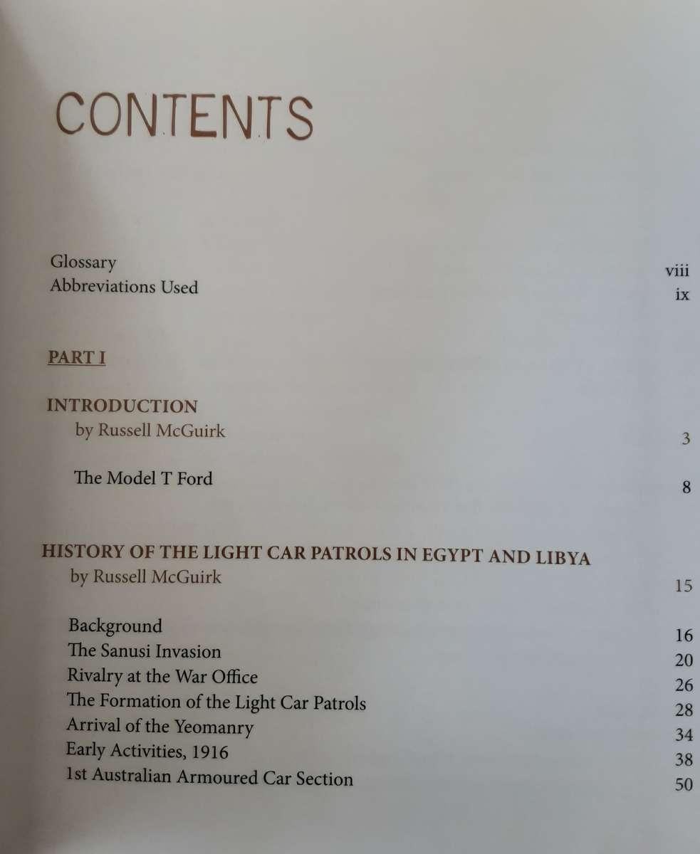 Light Car Patrols 1916-19 War & Exploration in Egypt & Libya with the Model T Ford by Claud Williams