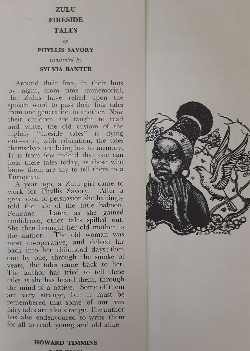 Zulu Fireside Tales by Phyllis Savory **SIGNED COPY**