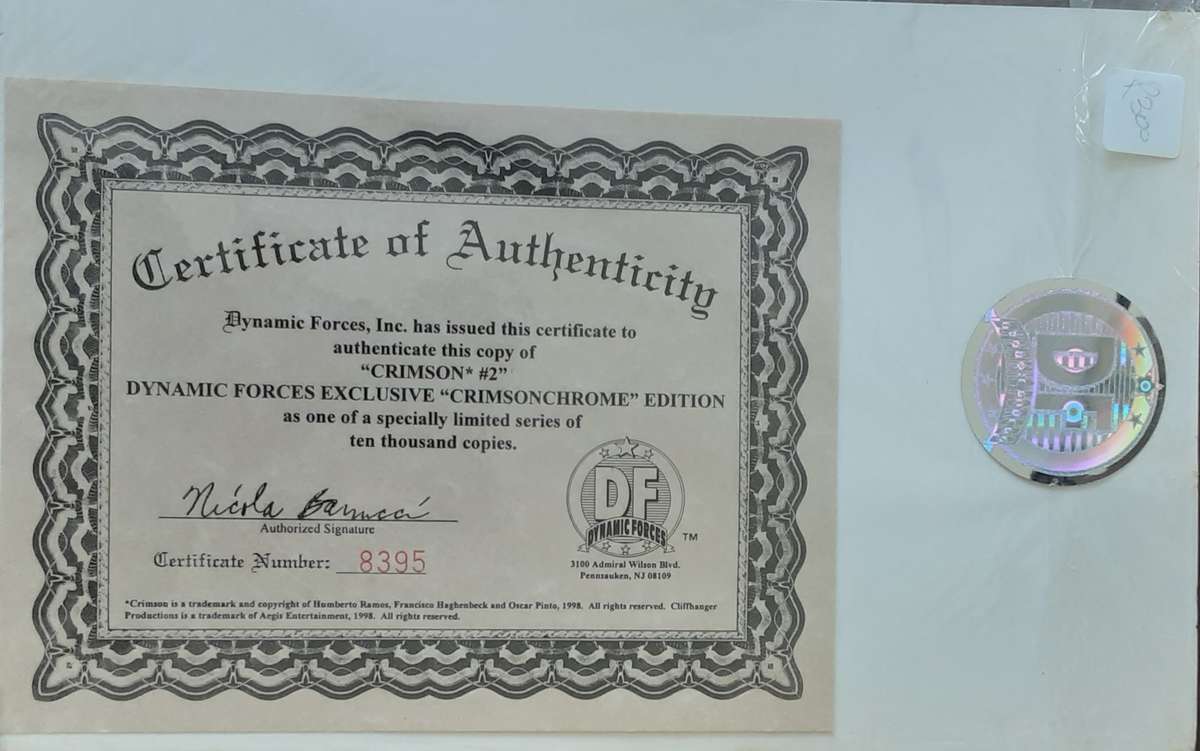 Crimson #2 Dynamic Forces Exclusive Crimsonchrome Edition 8395/10,000