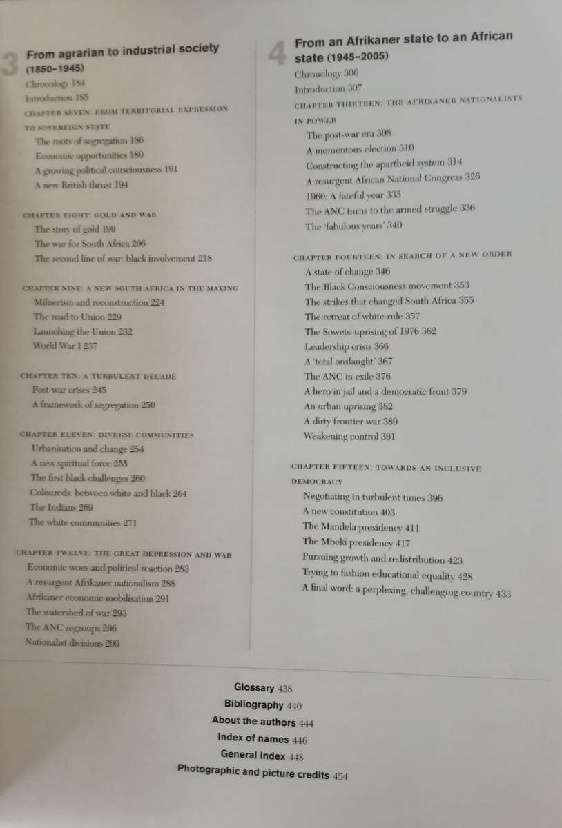 New History of South Africa by Hermann Giliomee and Bernard Mbenga