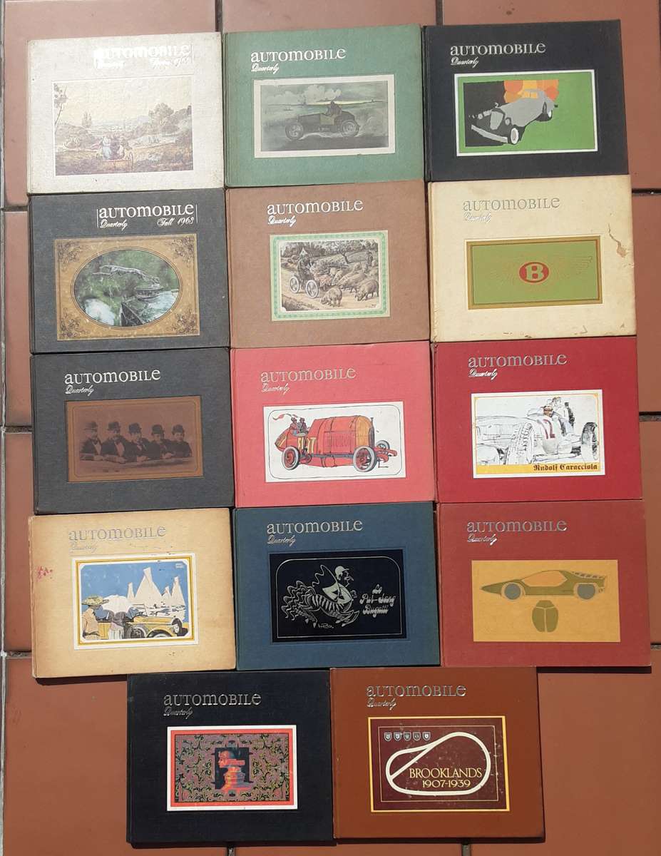 Automobile Quarterly 15 volumes from 1962 to 1970