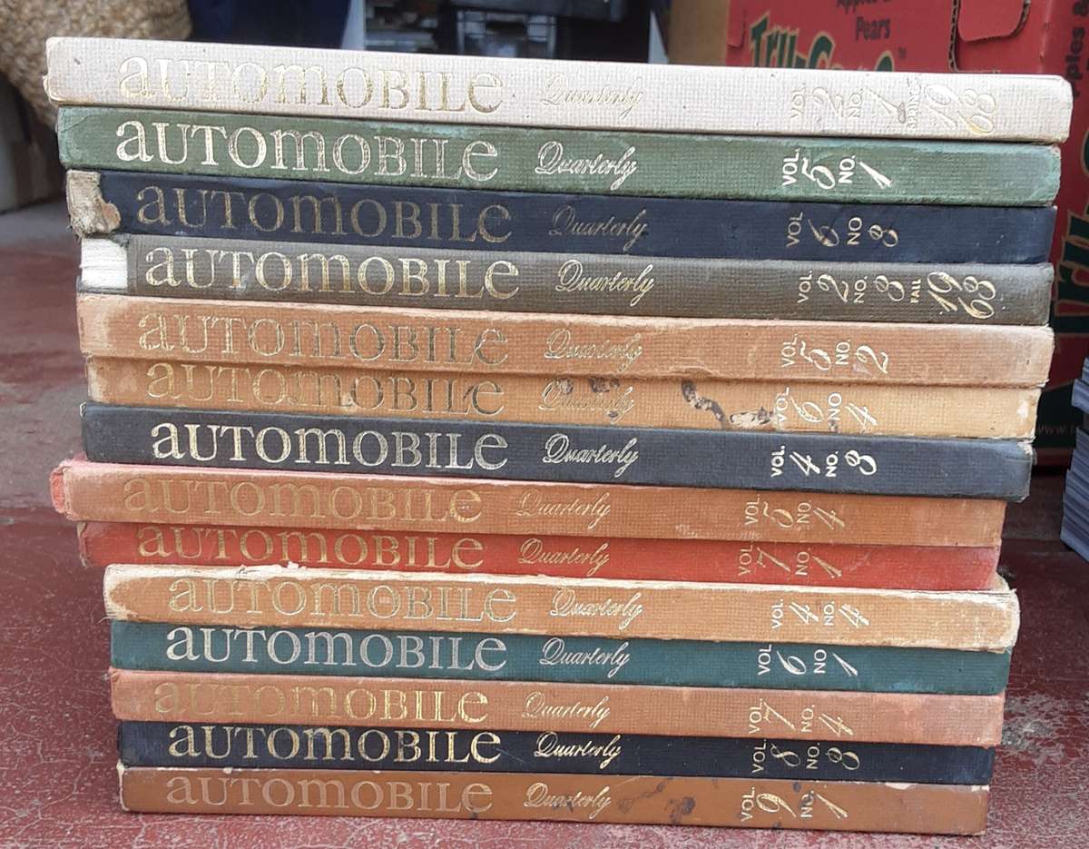 Automobile Quarterly 15 volumes from 1962 to 1970