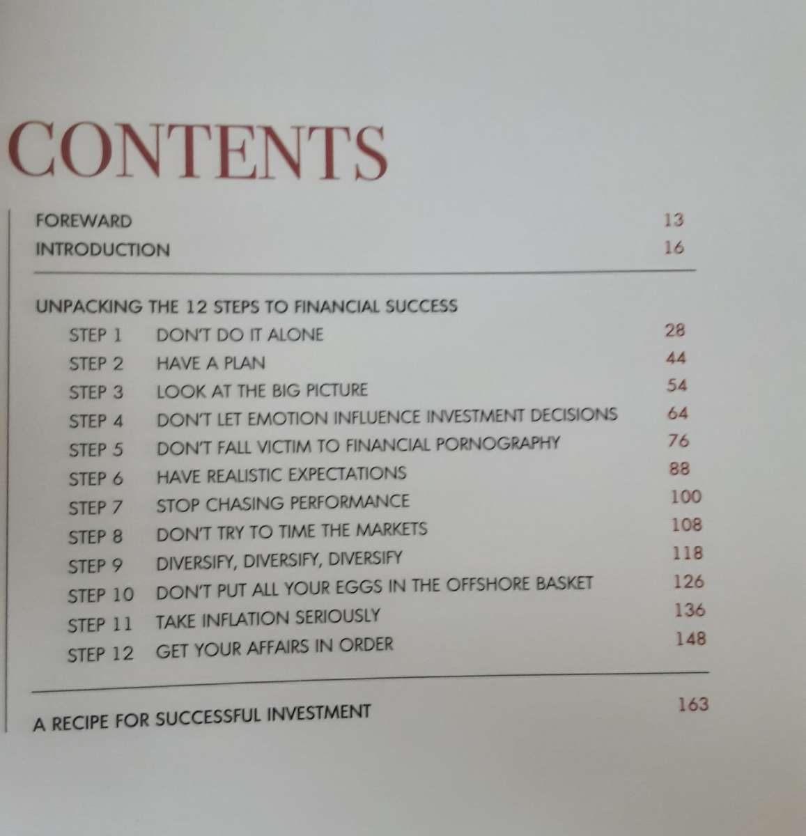 Unpacking The Twelve Steps To Financial Success by Linda Stonier