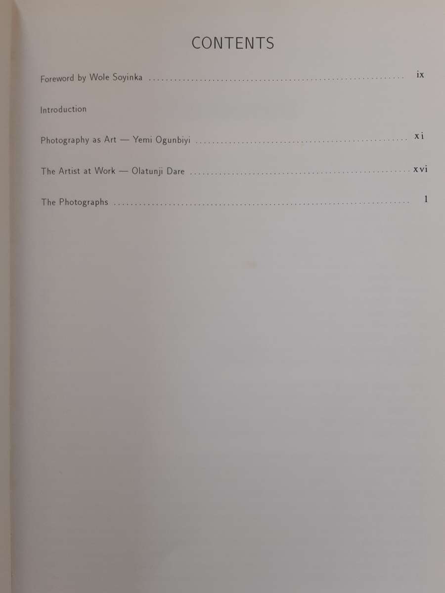 The Photography of Sunmi Smart Cole foreward by Wole Soyinka