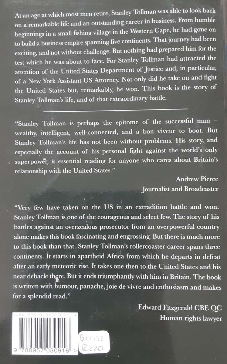 Recollections of a Lucky Man by Stanley Tollman