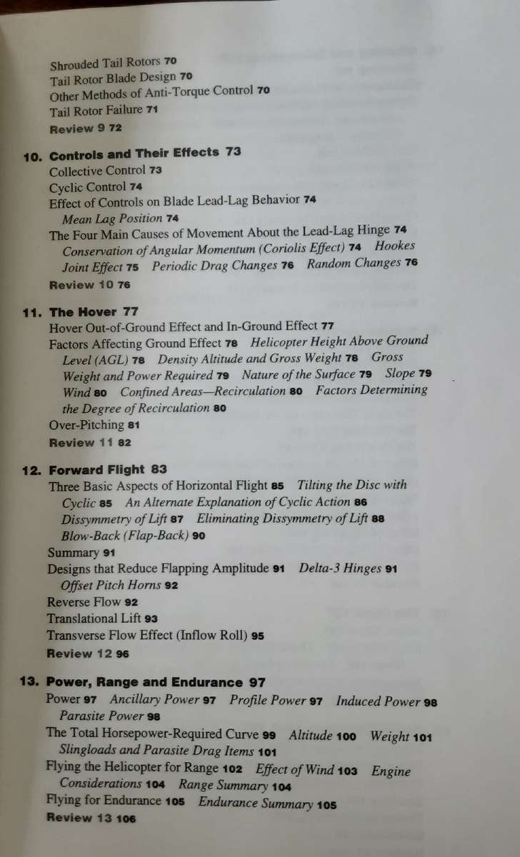 Principles of Helicopter Flight by W J Wagtendonk