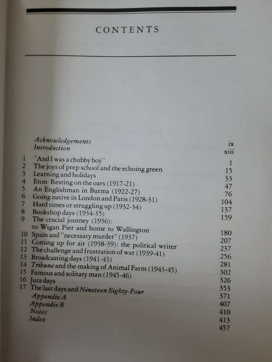 George Orwell A Life by Bernard Crick