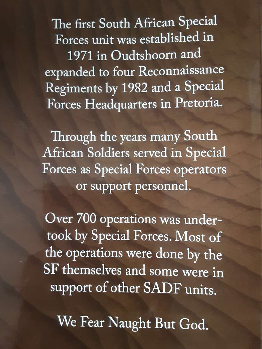 We Fear Naught But God, The Story of the South African Special Forces Illustrated Edition by