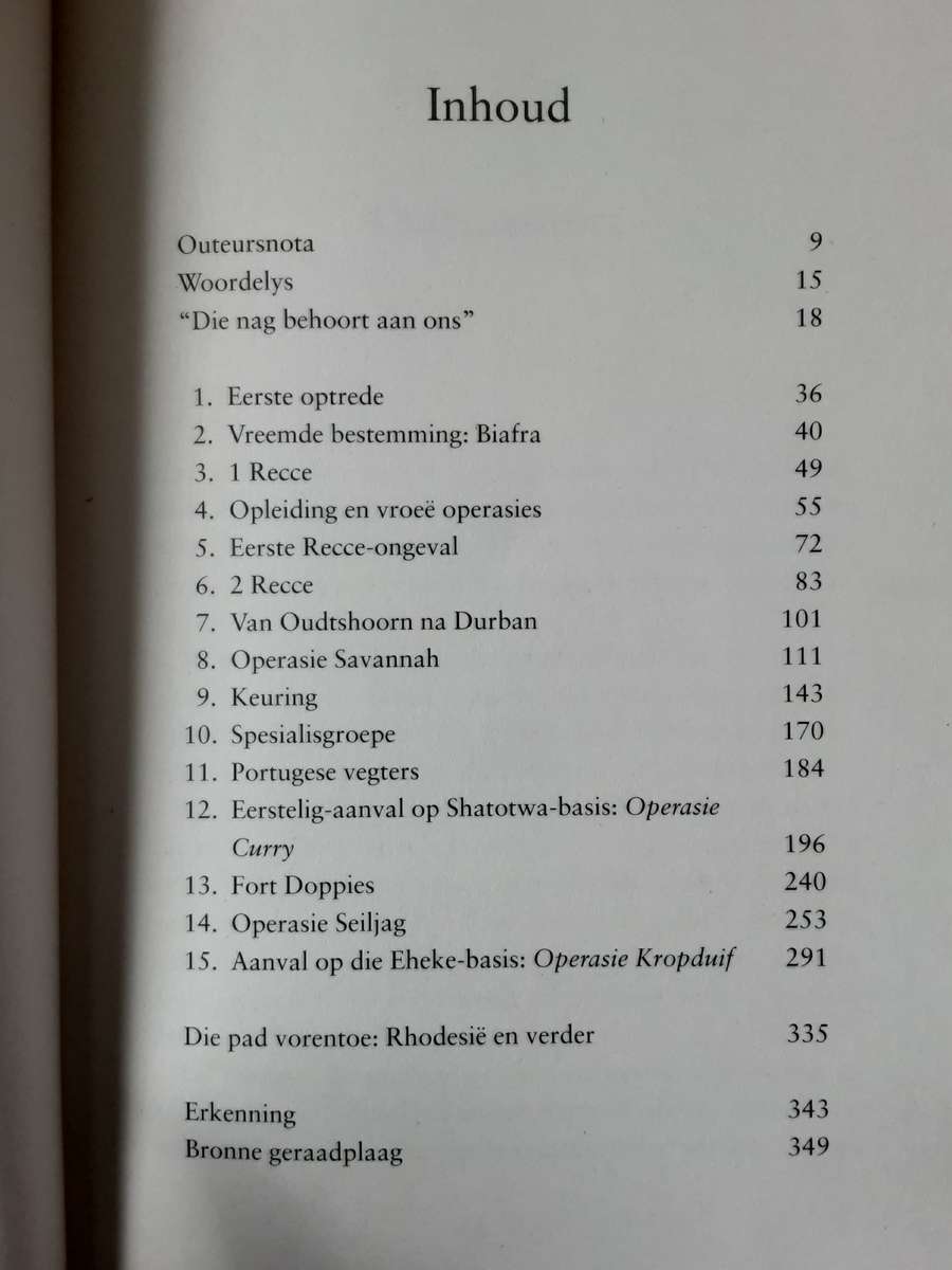 1 Recce Die Nag Beehoort Aan Ons by Alexander Strachan