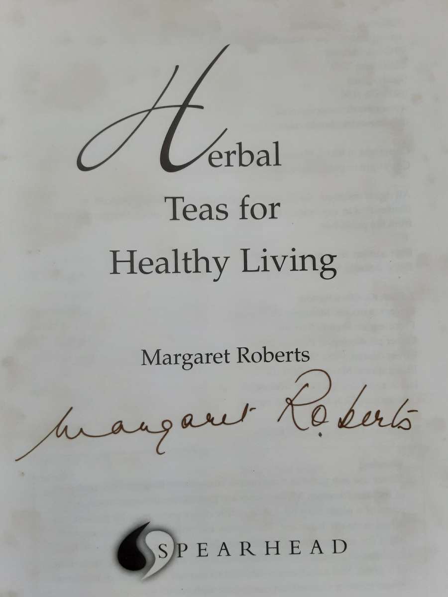 Herbal Teas for Healthy Living by Margaret Roberts ***Signed Copy ***