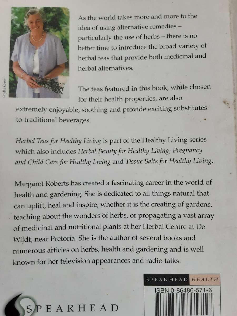 Herbal Teas for Healthy Living by Margaret Roberts ***Signed Copy ***