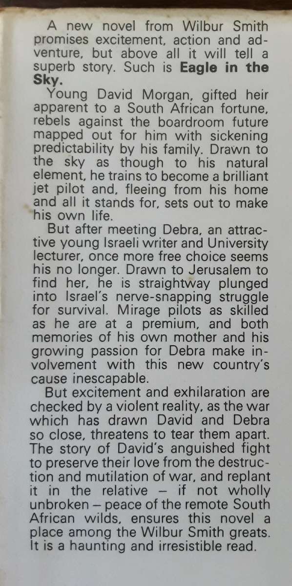Eagle in the Sky by Wilbur Smith ***First Edition ****