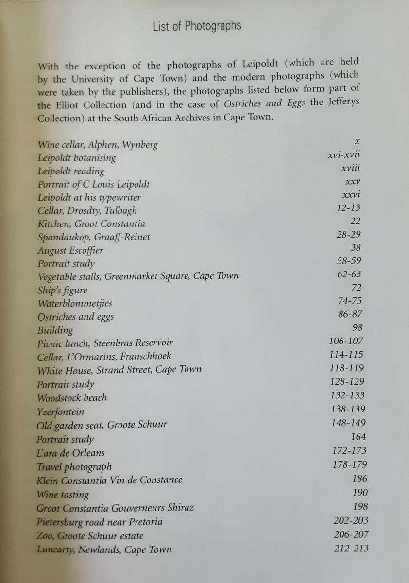 Leipoldts Cellar and Kitchen by C Louis Leopoldt