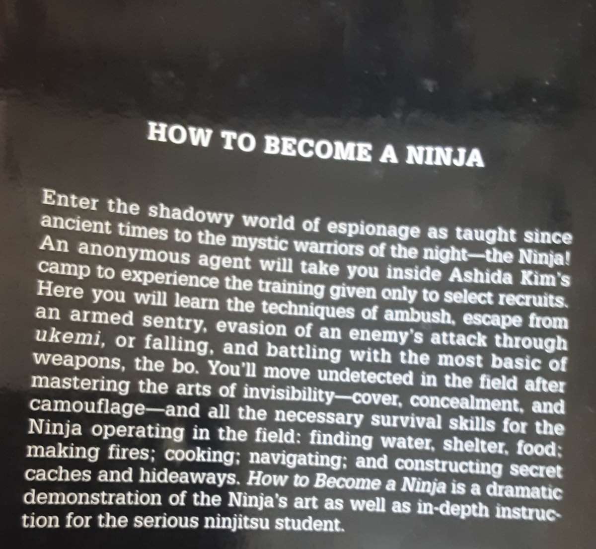 How to Become a Ninja,  Secrets From Ashida Kim's Training Camp