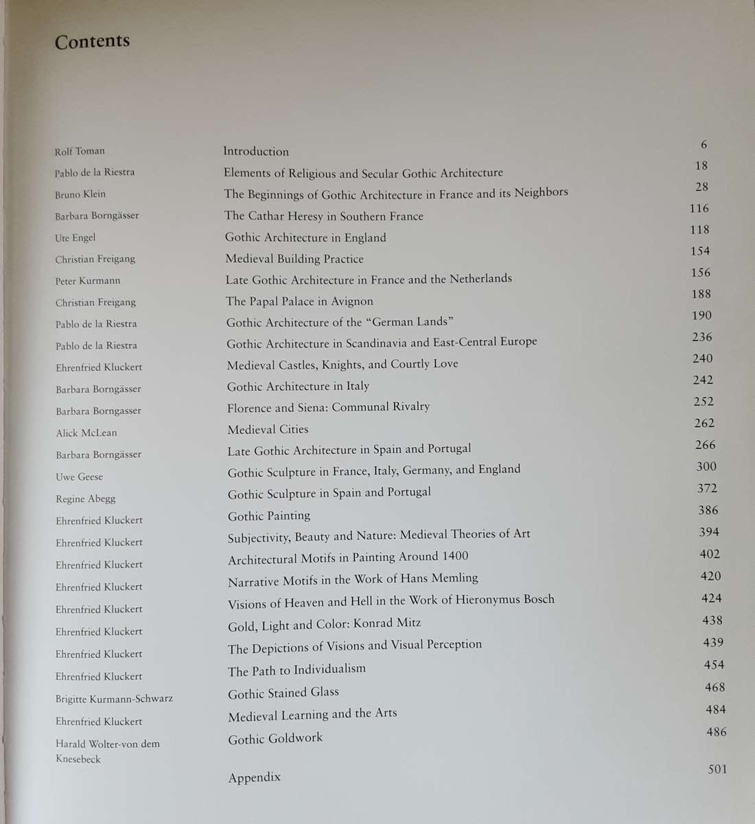 Gothic, Architecture,  Sculpture and Painting by Rolf Toman