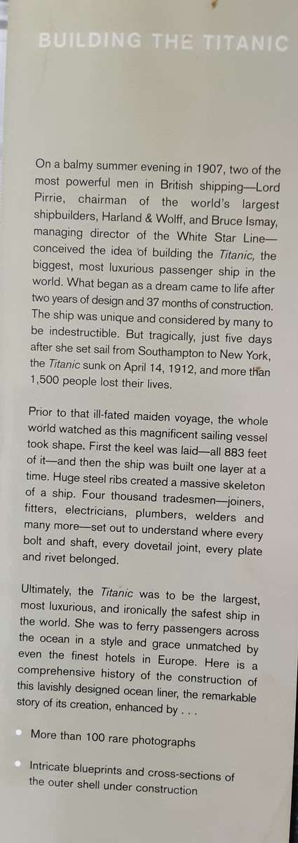 Building The Titanic,  An Epic Tale of the Creation of History's Most Famous Ocean Liner by Rod Gree