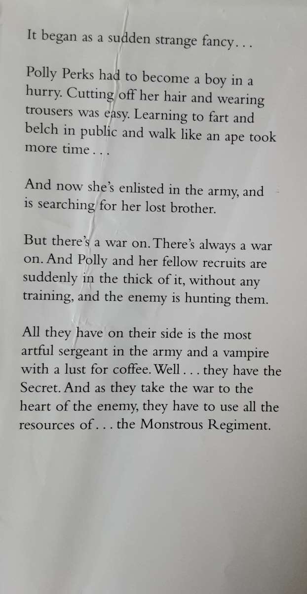 Monstrous Regiment by Terry Pratchett - First Edition