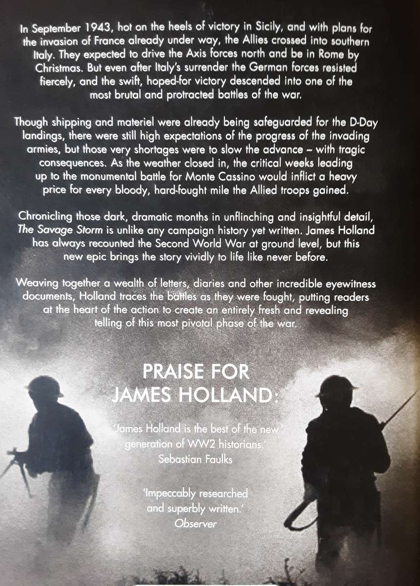 The Savage Storm The Battle For Italy 1943 by James Holland
