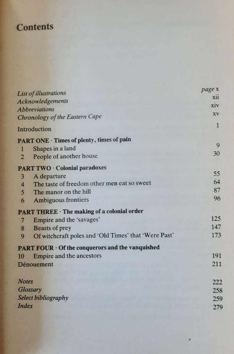 The Making of Colonial Order, White Supremacy & Black Resistance in Eastern Cape By Clifton Crais