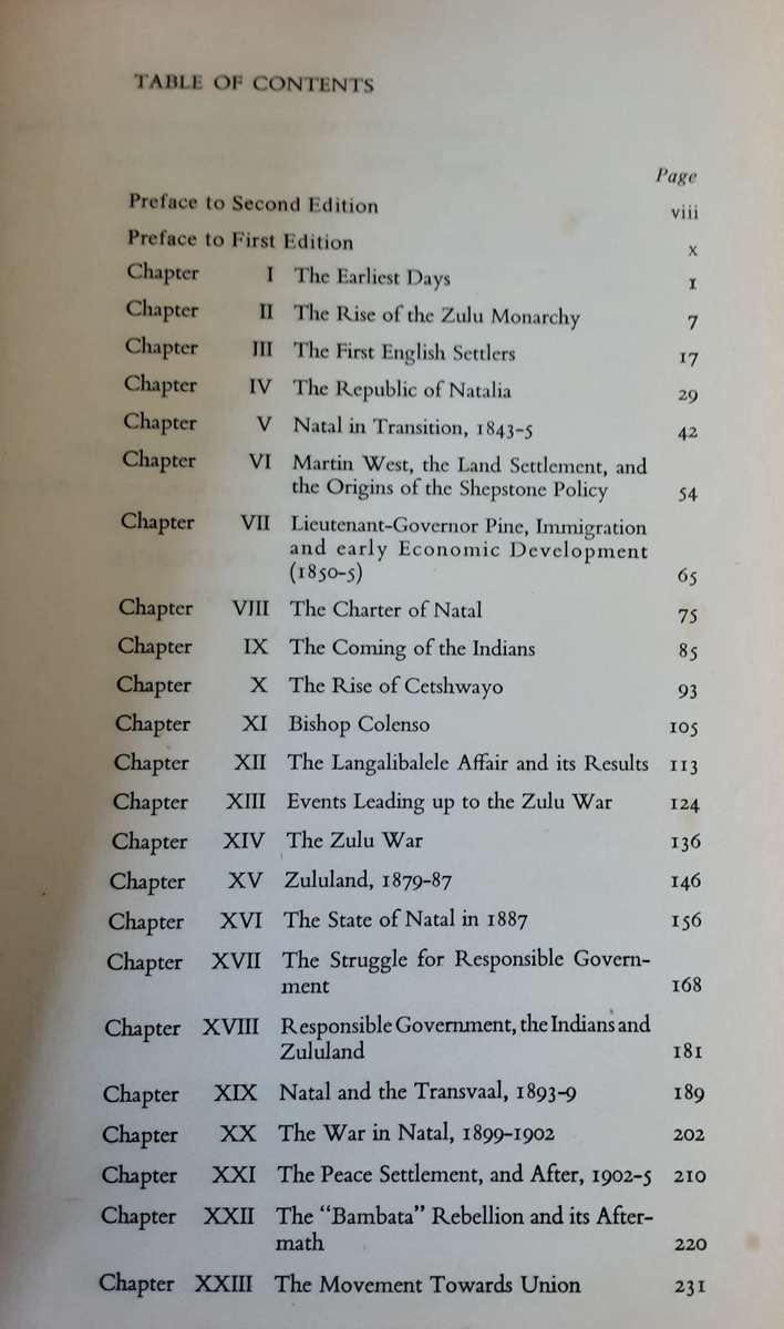 A History of Natal by E G Brooke's and C de B Webb