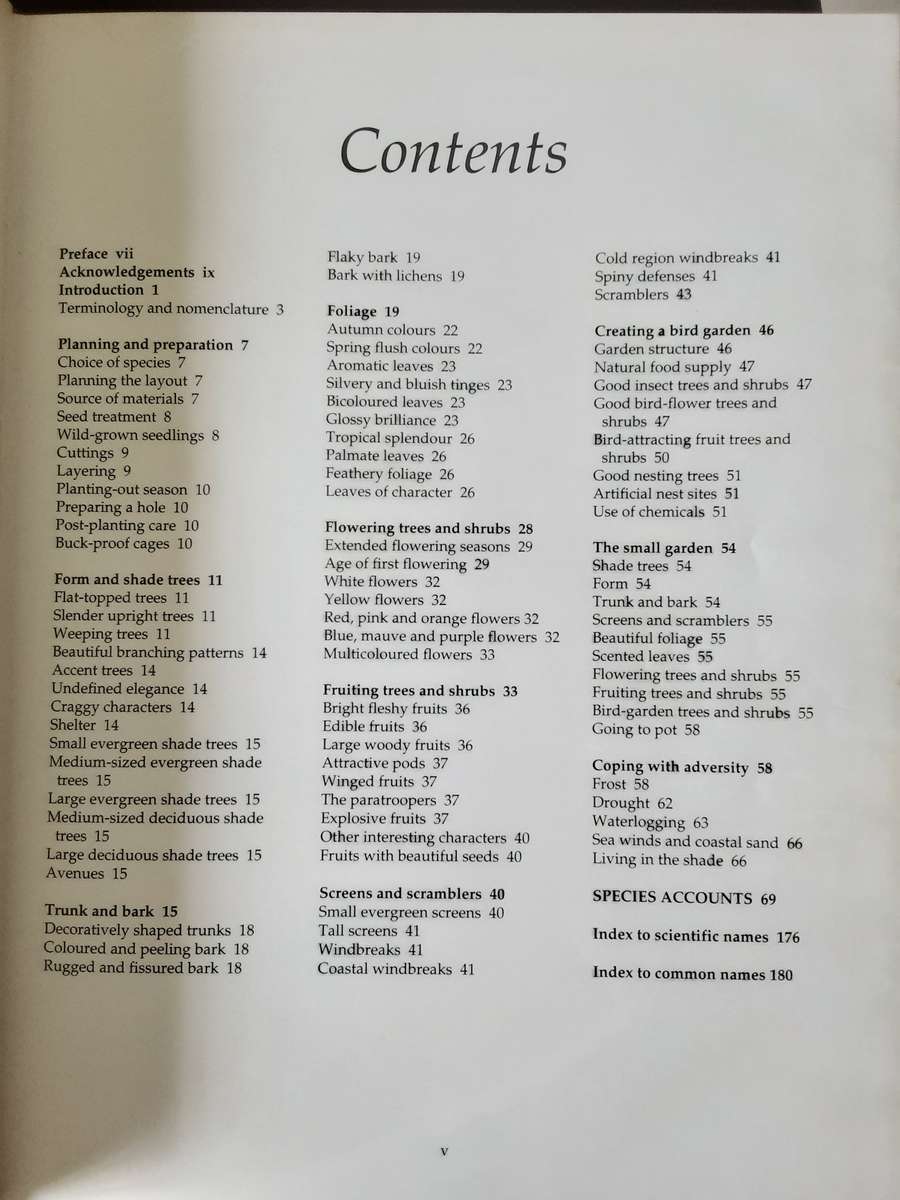 Gardening With Indigenous Trees and Shrubs by David and Sally Johnson **Signed Copy **