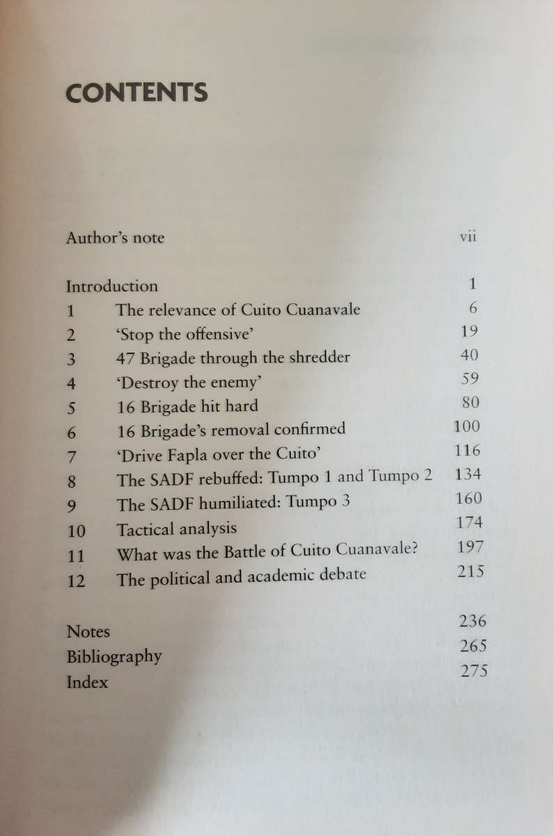 The SADF and Cuito Cuanavale, A Tactical & Strategic Analysis by Leopold Scholtz