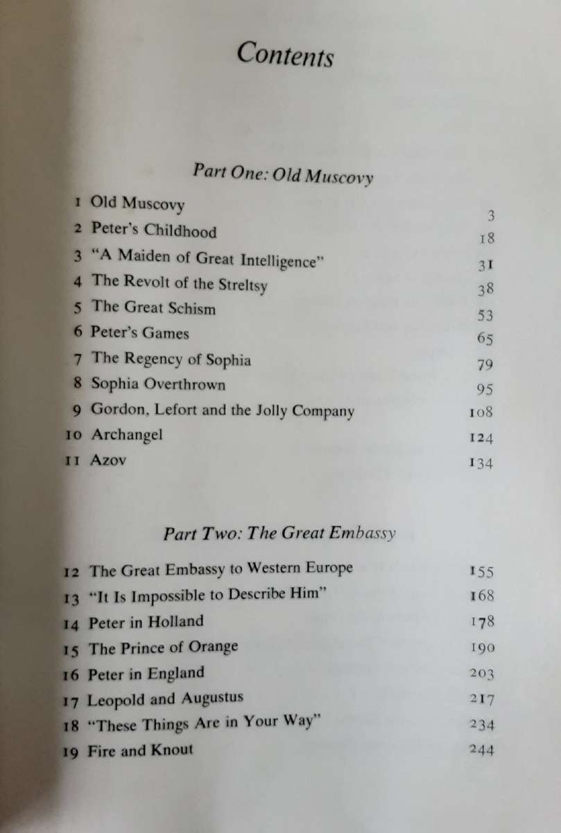 Peter The Great, His Life and World by Robert K Massie